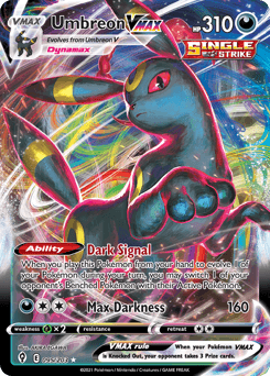 Umbreon VMAX 95 — Evolving Skies