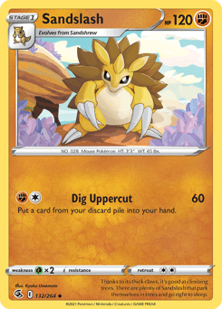 Sandslash 132 — Fusion Strike