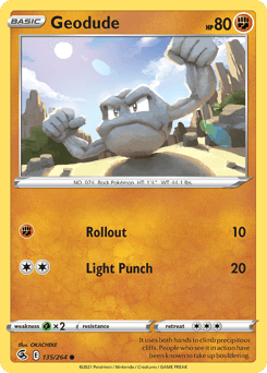 Geodude 135 — Fusion Strike