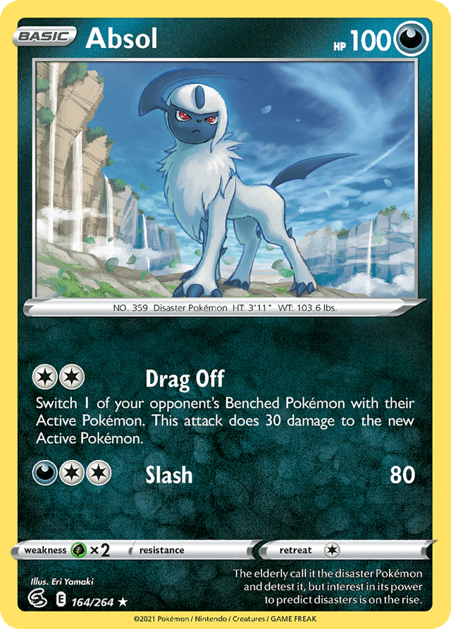 Carta Absol 164/264 do set Fusion Strike — Pokémon TCG | Bynx