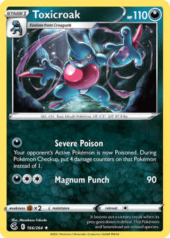 Toxicroak 166 — Fusion Strike