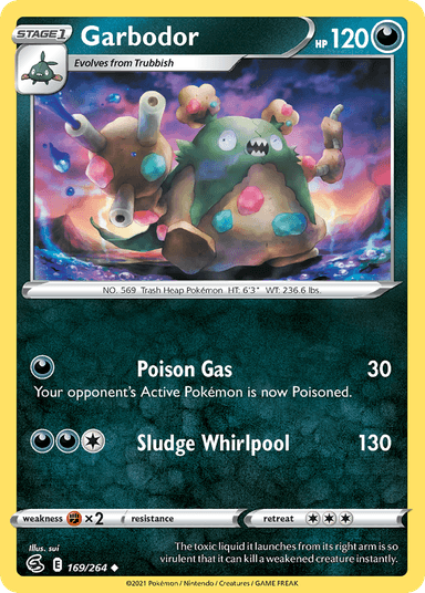 Carta Garbodor 169/264 do set Fusion Strike — Pokémon TCG | Bynx