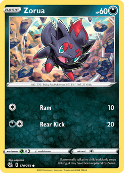 Zorua 170 — Fusion Strike