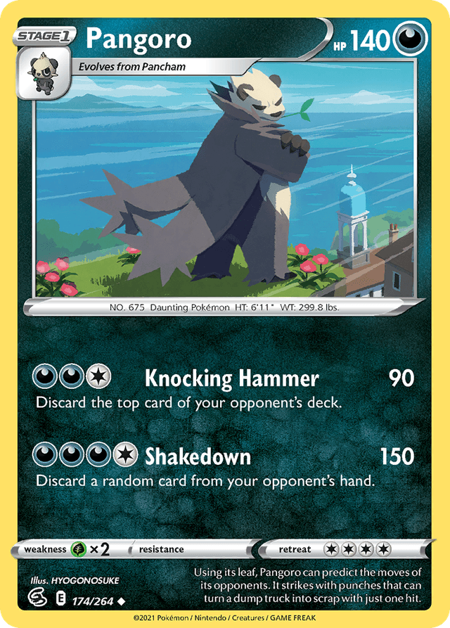 Carta Pangoro 174/264 do set Fusion Strike — Pokémon TCG | Bynx