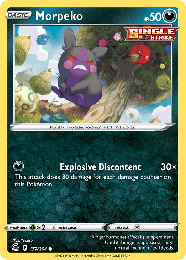 Carta Morpeko 179/264 do set Fusion Strike — Pokémon TCG | Bynx