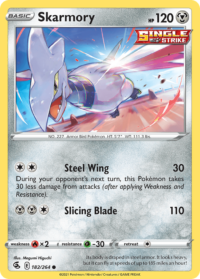 Carta Skarmory 182/264 do set Fusion Strike — Pokémon TCG | Bynx