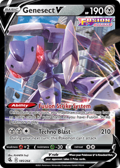 Genesect V 185 — Fusion Strike