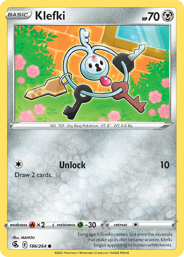 Carta Klefki 186/264 do set Fusion Strike — Pokémon TCG | Bynx