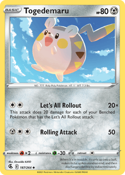 Togedemaru 187 — Fusion Strike
