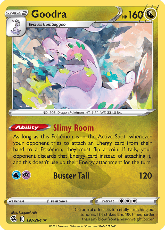 Carta Goodra 197/264 do set Fusion Strike — Pokémon TCG | Bynx