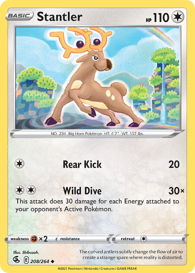 Carta Stantler 208/264 do set Fusion Strike — Pokémon TCG | Bynx
