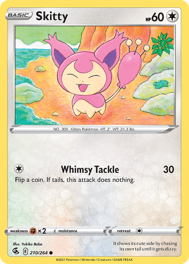 Carta Skitty 210/264 do set Fusion Strike — Pokémon TCG | Bynx