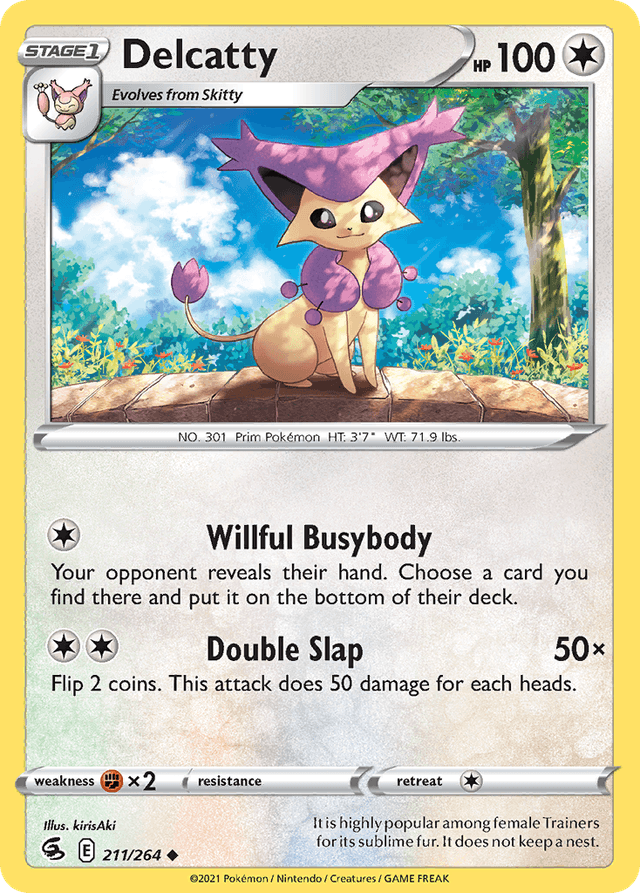 Carta Delcatty 211/264 do set Fusion Strike — Pokémon TCG | Bynx