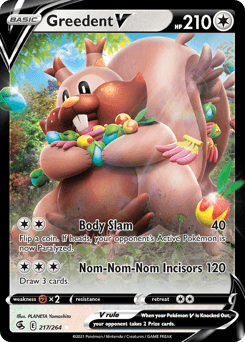 Greedent V 217 — Fusion Strike