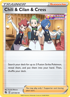 Chili & Cilan & Cress 227/264 — Golpe Fusão