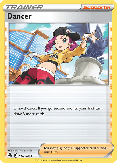 Carta Dancer 232/264 do set Fusion Strike — Pokémon TCG | Bynx