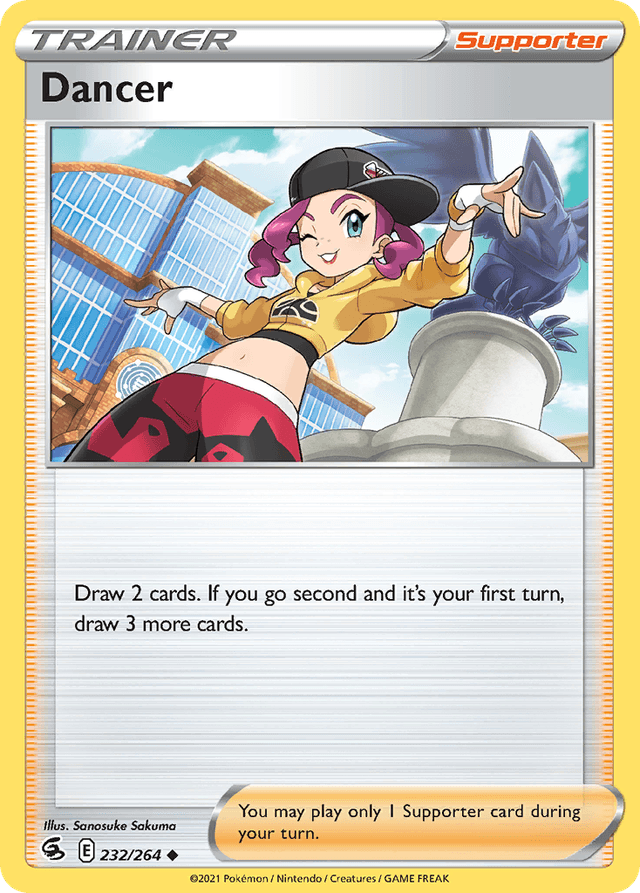 Carta Dancer 232/264 do set Fusion Strike — Pokémon TCG | Bynx
