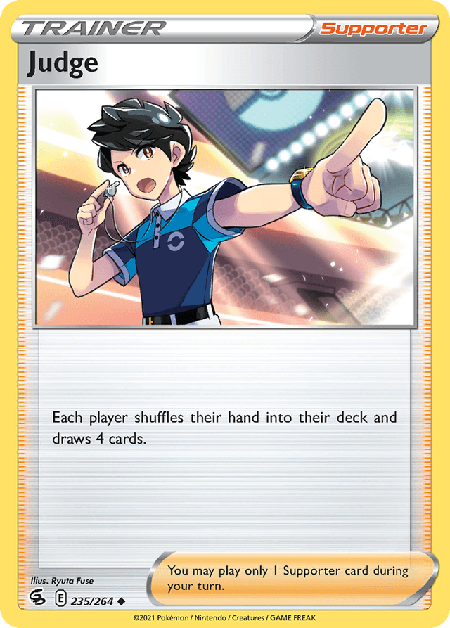 Carta Judge 235/264 do set Fusion Strike — Pokémon TCG | Bynx