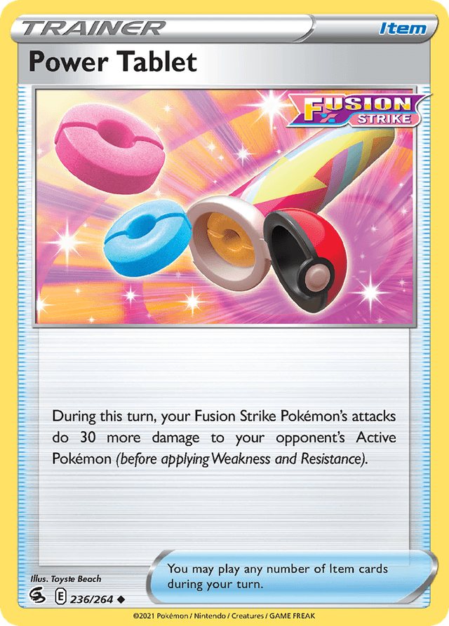 Carta Power Tablet 236/264 do set Fusion Strike — Pokémon TCG | Bynx