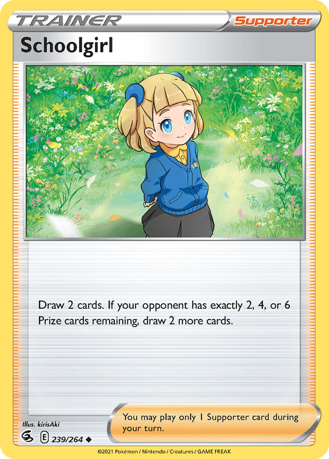 Carta Schoolgirl 239/264 do set Fusion Strike — Pokémon TCG | Bynx