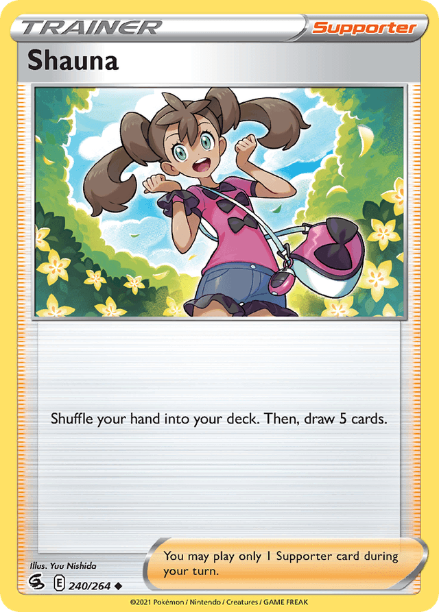Carta Shauna 240/264 do set Fusion Strike — Pokémon TCG | Bynx