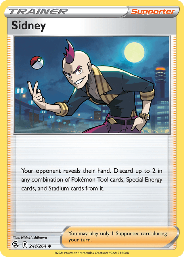 Carta Sidney 241/264 do set Fusion Strike — Pokémon TCG | Bynx