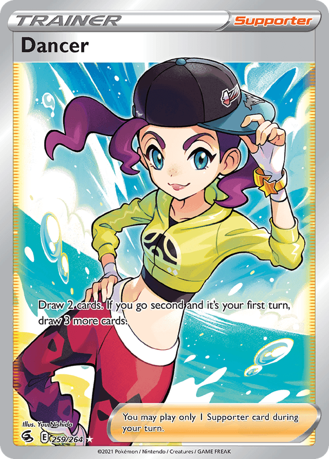 Carta Dancer 259/264 do set Fusion Strike — Pokémon TCG | Bynx
