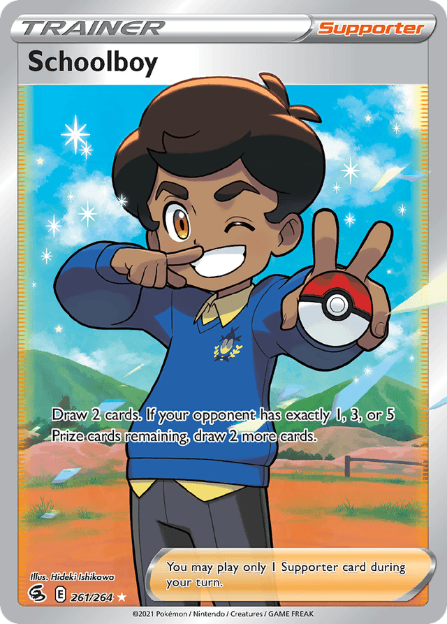 Carta Schoolboy 261/264 do set Fusion Strike — Pokémon TCG | Bynx