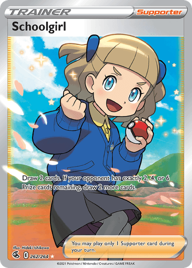 Carta Schoolgirl 262/264 do set Fusion Strike — Pokémon TCG | Bynx