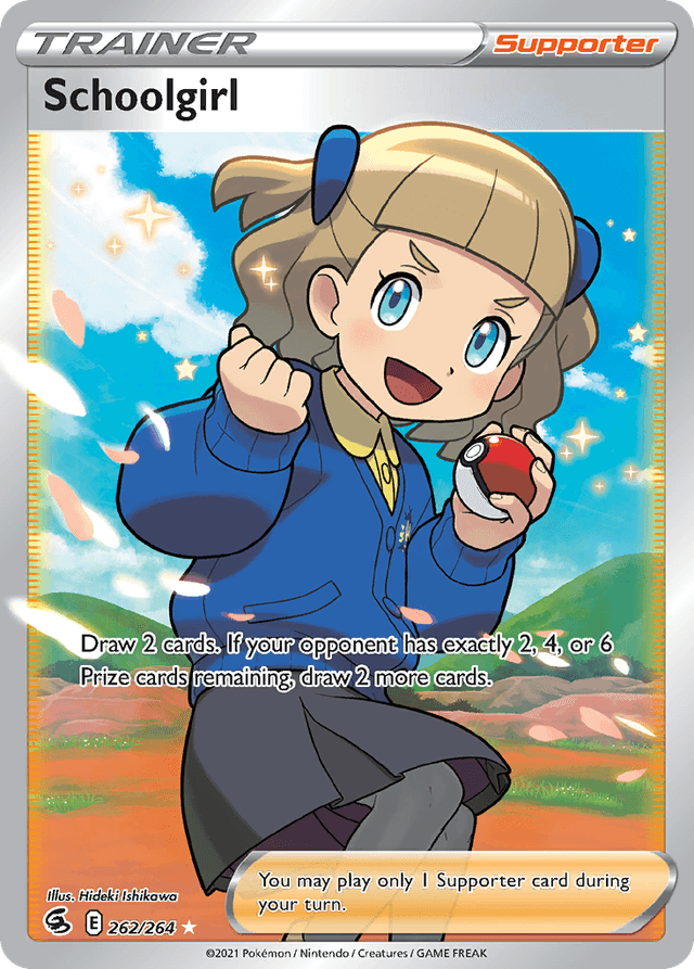 Carta Schoolgirl 262/264 do set Fusion Strike — Pokémon TCG | Bynx