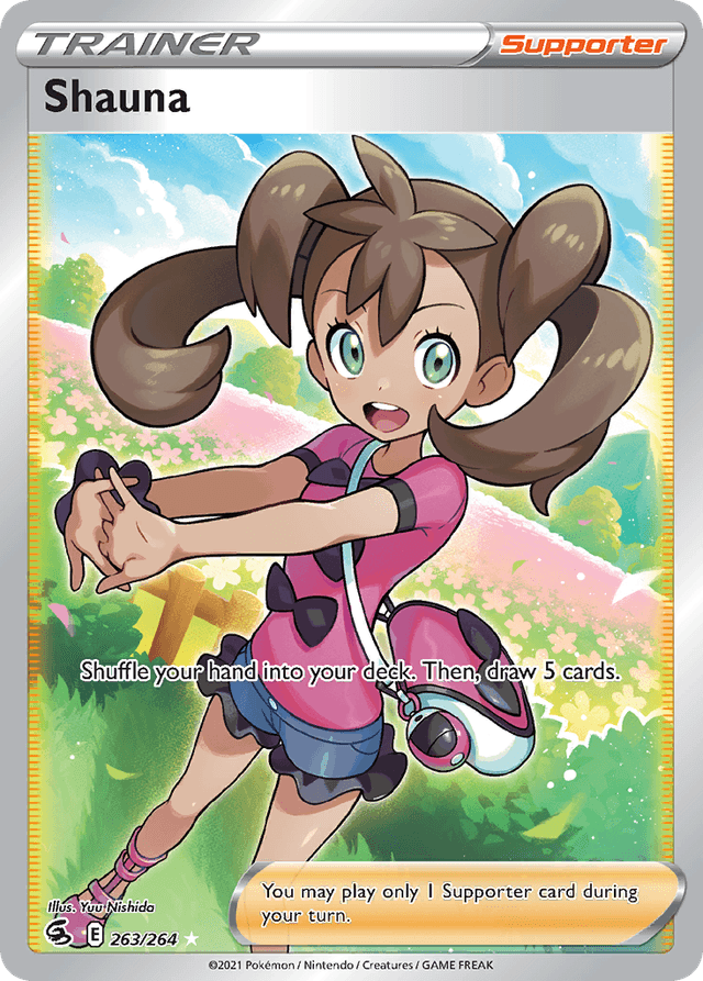 Carta Shauna 263/264 do set Fusion Strike — Pokémon TCG | Bynx