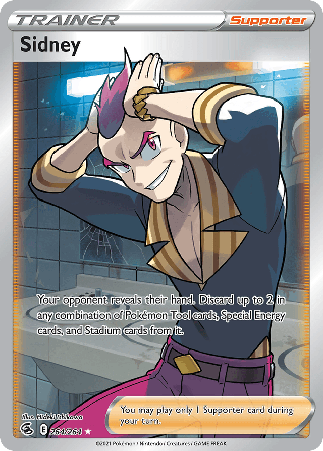 Carta Sidney 264/264 do set Fusion Strike — Pokémon TCG | Bynx