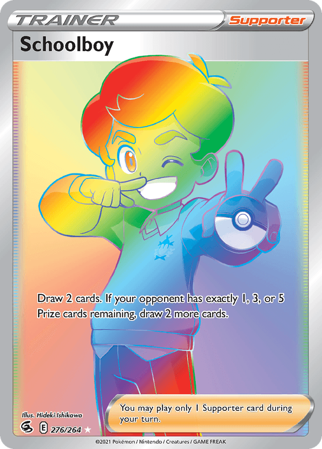 Carta Schoolboy 276/264 do set Fusion Strike — Pokémon TCG | Bynx