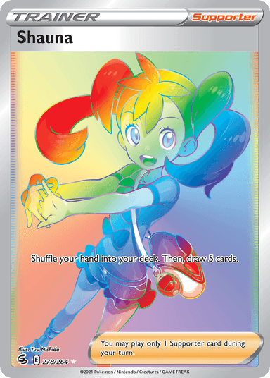 Carta Shauna 278/264 do set Fusion Strike — Pokémon TCG | Bynx