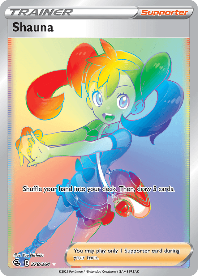 Carta Shauna 278/264 do set Fusion Strike — Pokémon TCG | Bynx