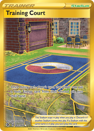 Carta Training Court 282/264 do set Fusion Strike — Pokémon TCG | Bynx