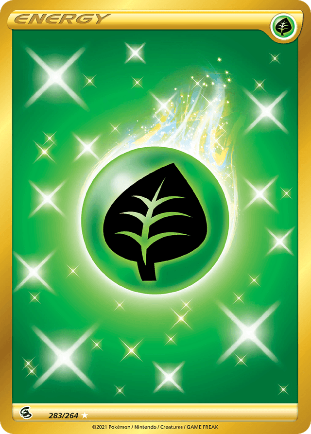 Carta Grass Energy 283/264 do set Fusion Strike — Pokémon TCG | Bynx