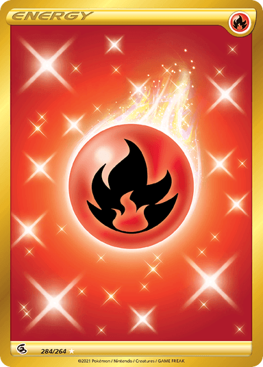 Carta Fire Energy 284/264 do set Fusion Strike — Pokémon TCG | Bynx