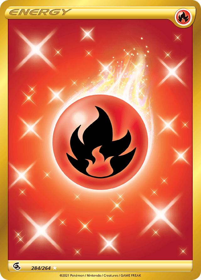 Carta Fire Energy 284/264 do set Fusion Strike — Pokémon TCG | Bynx