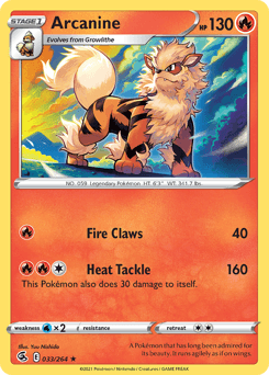 Arcanine 33 — Fusion Strike
