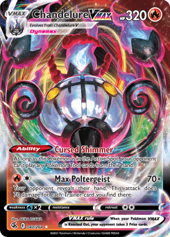 Chandelure VMAX 40 — Fusion Strike
