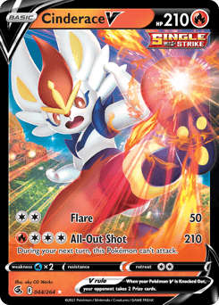 Cinderace V 44 — Fusion Strike