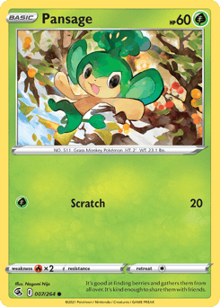 Pansage 7 — Fusion Strike