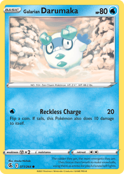 Galarian Darumaka 71 — Fusion Strike