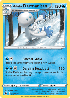 Galarian Darmanitan 72 — Fusion Strike