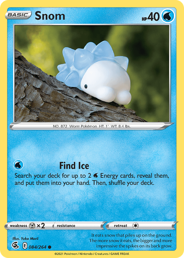 Carta Snom 84/264 do set Fusion Strike — Pokémon TCG | Bynx
