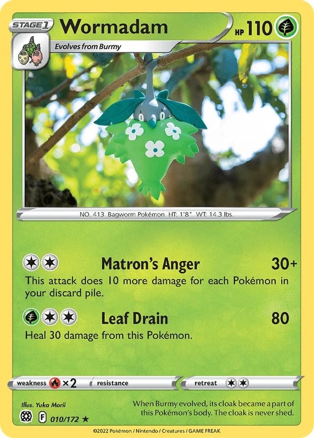 Carta Wormadam 10/172 do set Brilliant Stars — Pokémon TCG | Bynx