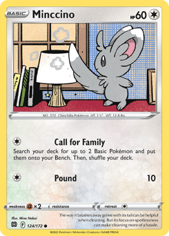 Minccino 124 — Brilliant Stars