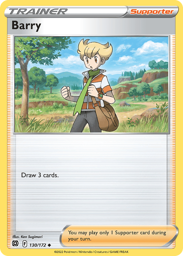Carta Barry 130/172 do set Brilliant Stars — Pokémon TCG | Bynx