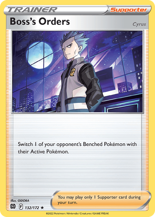 Carta Boss's Orders 132/172 do set Brilliant Stars — Pokémon TCG | Bynx